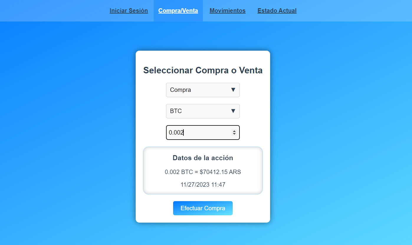 Exchange de Criptomoneda